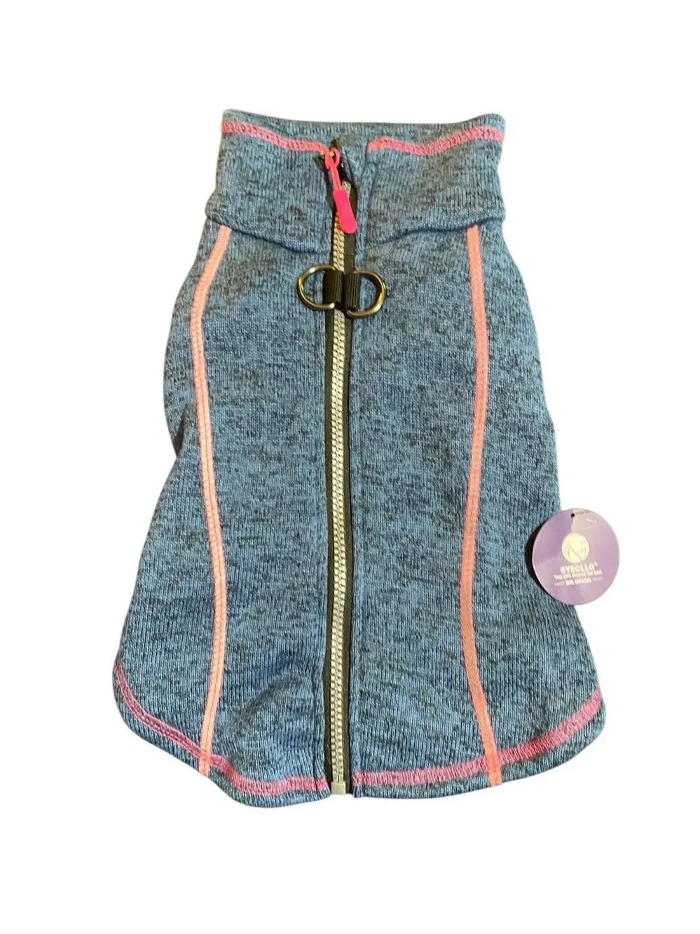 NWT Cyeollo medium dog jacket, coat blue sweater